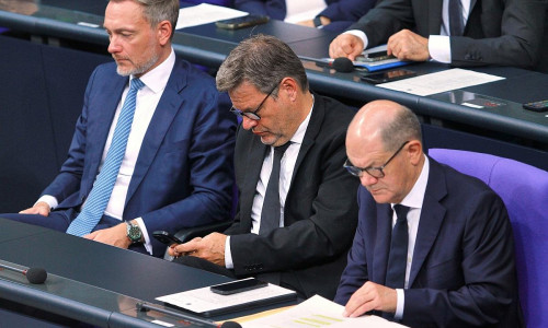 Lindner, Habeck, Scholz (Archiv)