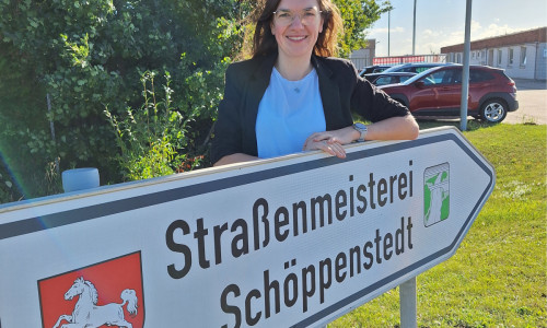 Anna Schäfer ist seit dem 1. November 2024 die neue Leiterin der Straßenmeisterei Schöppenstedt.