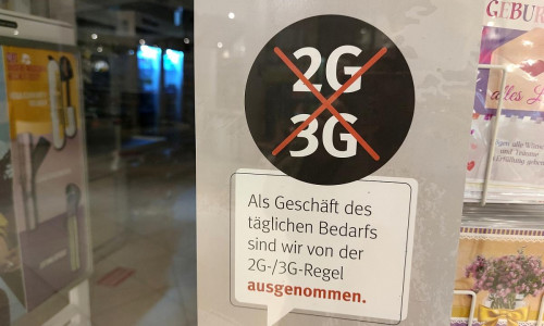 Ladengeschäft ohne 2G und 3G (Archiv)