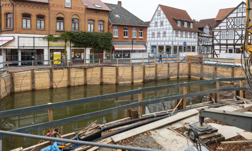 Der Zustand der Baustelle zwingt die Verantwortlichen zum Umdenken.