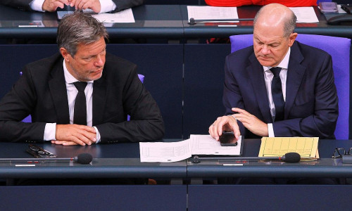 Robert Habeck und Olaf Scholz (Archiv)