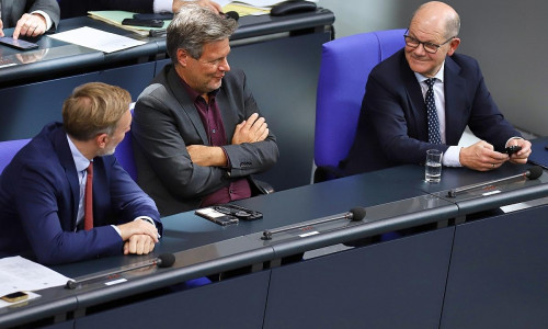 Lindner, Habeck, Scholz (Archiv)