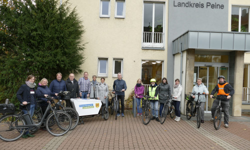 Die Teilnehmer der Aktion "Mit em Rad zur Arbeit" beim Landkreis Peine radelten mehr als 21.614 Kilometer.