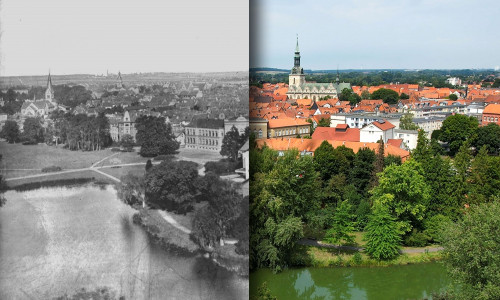  In der heutigen Folge betrachten wir die Lessingstadt aus der Vogelperspektive zum Ende des 19. Jahrhunderts.