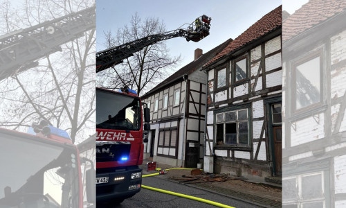 In der Vorsfelder Innenstadt kam es zu einem Brand. 