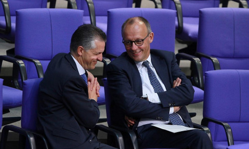 Thorsten Frei und Friedrich Merz (Archiv)