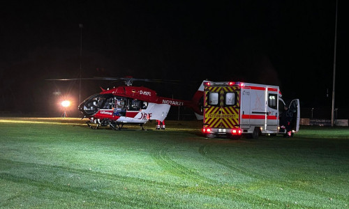 In der Nacht zu Dienstag musste der Rettungshubschrauber in Groß Schwülper landen. 