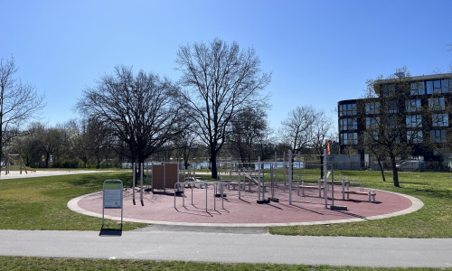 Calisthenics-Anlage im Allerpark.