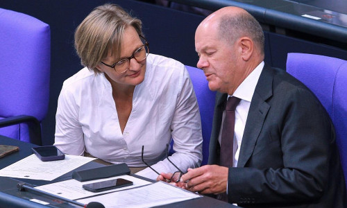 Franziska Brantner und Olaf Scholz (Archiv)