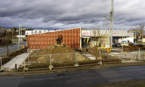 In der Schweigerstraße wird schon fleißig gebaut.