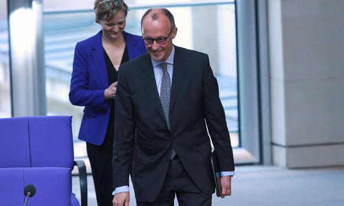 Franziska Brantner und Friedrich Merz (Archiv)