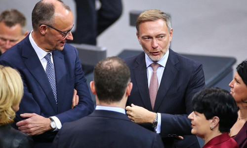 Friedrich Merz und Christian Lindner am 16.12.2024