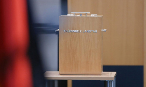 Wahlrune zur Ministerpräsidentenwahl in Thüringen (Archiv)