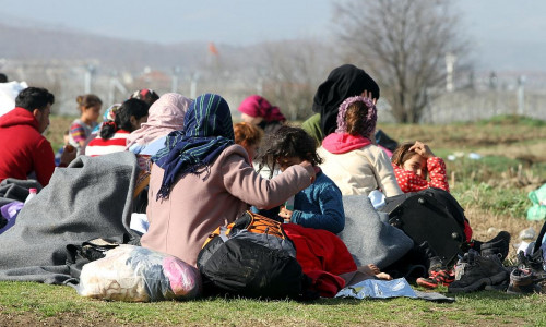 Flüchtlinge auf der Balkanroute (Archiv)