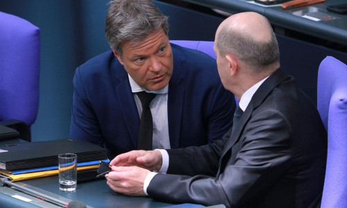 Robert Habeck und Olaf Scholz (Archiv)