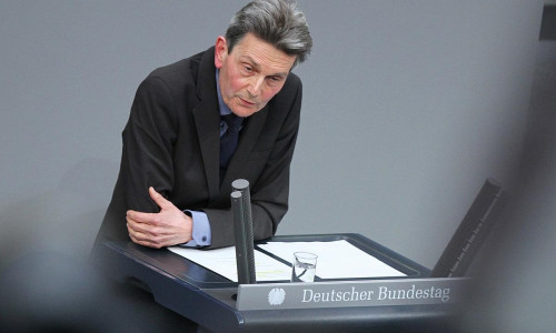 Rolf Mützenich bei seiner "Einfrieren"-Rede am 14.03.2024 (Archiv)