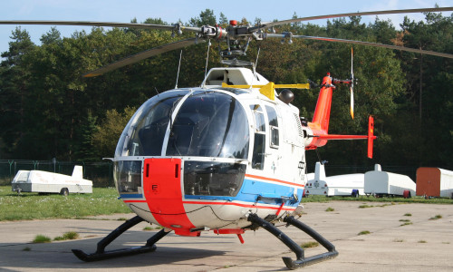 Der fünfsitzige Hubschrauber Bölkow BO 105 wurde vom Deutschen Zentrum für Luft- und Raumfahrt (DLR) deutlich modifiziert. Das Leistungsspektrum des Eurocopters ist breit gefächert und kann für vielfältige Forschungsmissionen genutzt werden. 
