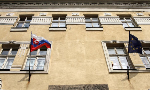Fahne der Slowakei (Archiv)