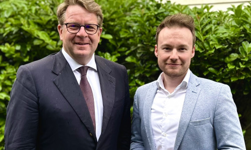 Carsten Müller (li.) und Maximilian Pohler.