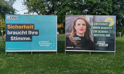 Wahlplakate zur Europawahl (Archiv)