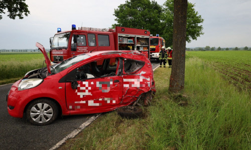 Am Freitagabend kam es auf der B45 zu einem Unfall.