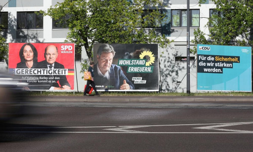 Wahlplakate zur Europawahl (Archiv)