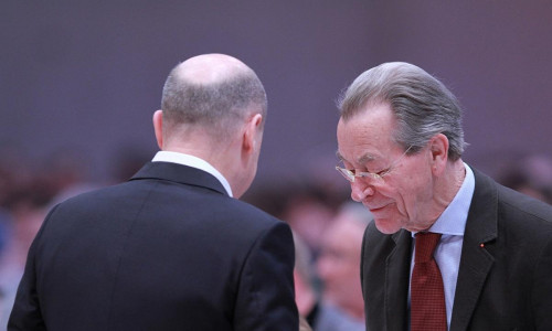 Olaf Scholz und Franz Müntefering (Archiv)