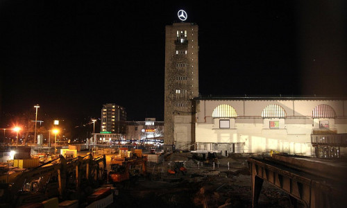 Stuttgart-21-Baustelle am Stuttgarter Hauptbahnhof