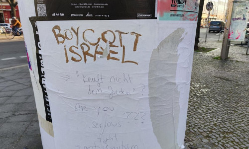 Boykott-Aufruf gegen Israel in Deutschland (Archiv)