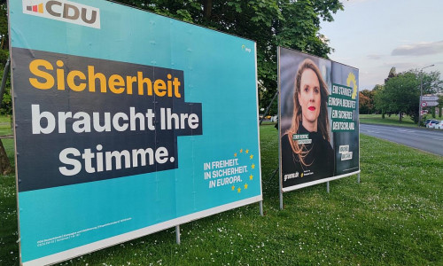 Wahlplakate zur Europawahl (Archiv)