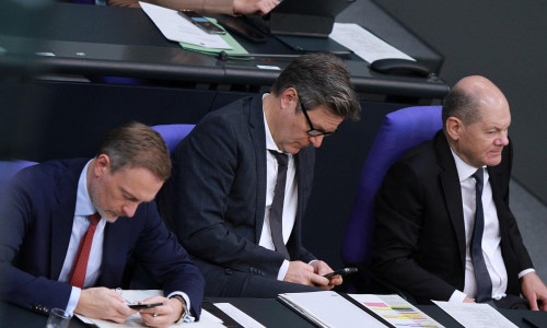 Christian Lindner, Robert Habeck, Olaf Scholz (Archiv)