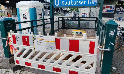 U-Bahnhof Kottbusser Tor am 22.06.2024