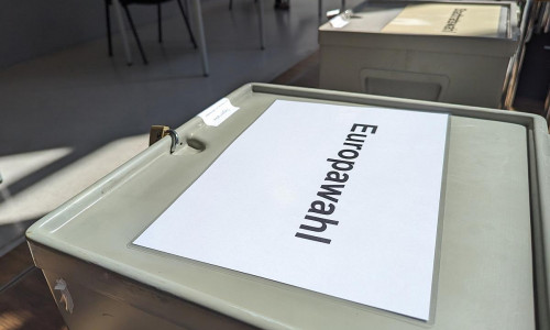 Wahllokal zur Europawahl am 09.06.2024