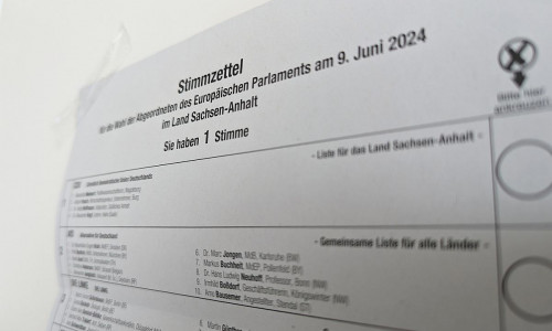 Stimmzettel zur Europawahl 2024 (Archiv)