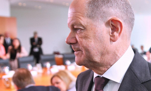 Olaf Scholz im Juni 2024