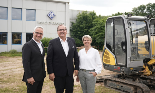 v.l.: Markus Dreimann, Georg Weber, CEO MKN, Anke Kraft.