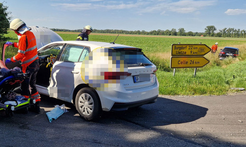 Der Rettungsdienst musste mit drei Fahrzeugen anrücken.