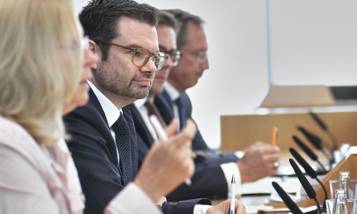 Initiatoren der Pläne zur Stärkung des Bundesverfassungsgerichtes am 23.07.2024