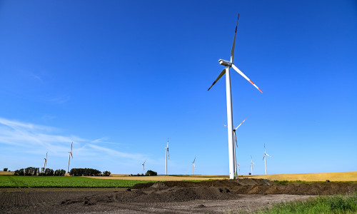 Baubeginn im Windpark Söllingen.