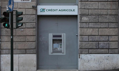 Geldautomat der Credit Agricole (Archiv)