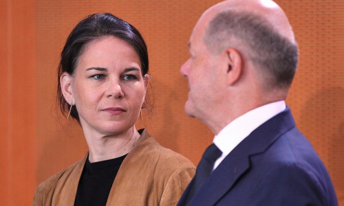 Annalena Baerbock und Olaf Scholz (Archiv)