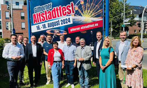 Macher und Unterstützer des Gifhorner Altstadtfestes.