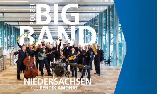 Die Polizei Big Band spielt für den guten Zweck.