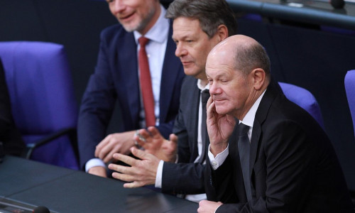 Christian Lindner, Robert Habeck, Olaf Scholz (Archiv)