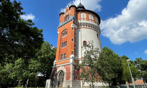 Der Wasserturm auf dem Giersberg.