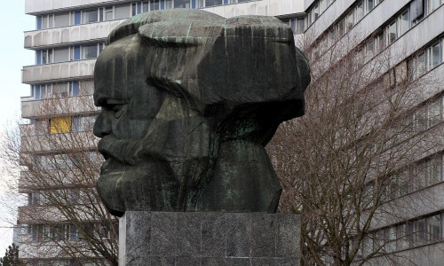 Karl-Marx-Monument in Chemnitz (Archiv)