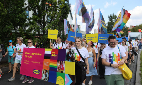 Archivbild vom CSD 2024 in Braunschweig.