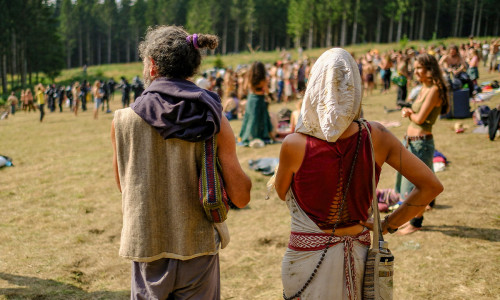 Die Rainbow Family ist noch immer im Harz und hält ihr Gathering ab.