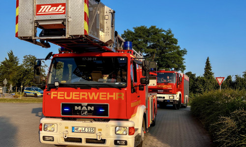 Die Feuerwehr war zum Discounter ausgerückt.