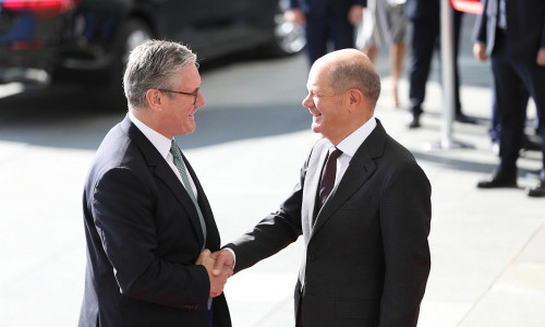 Keir Starmer und Olaf Scholz am 28.08.2024